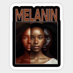 Melanin Shades Black Pride Afrocentric Sticker